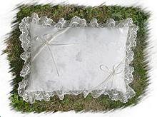 Coussin mariage blanc rectangle