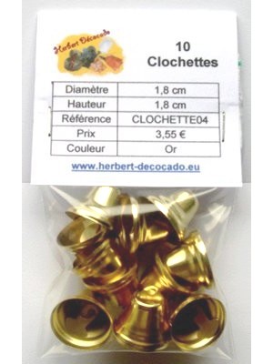 10 Clochettes OR 