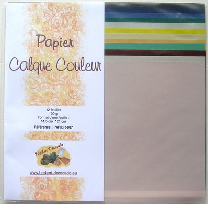 Papier Calque couleur