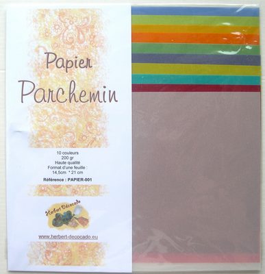 Papier Parchemin pour pergamano