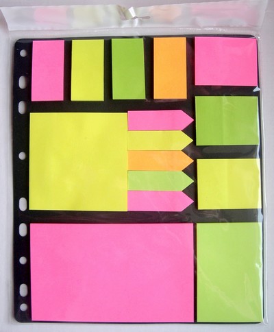 Post-it - 15 blocs de 25 feuilles chacun - Différents formats