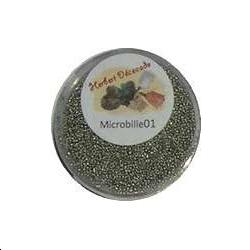 Microbille ARGENT - Petite boite ronde