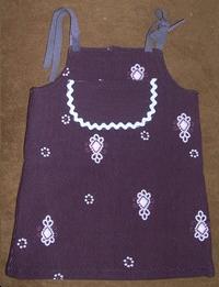 Robe chasuble, ton VIOLET