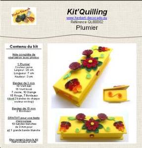 Kit'Quilling - PLUMIER