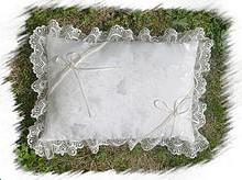 Coussin mariage écru rectangle